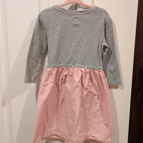GAP Pink and gray dress with flip sequined star on front. Size S. - Picture 4 of 5